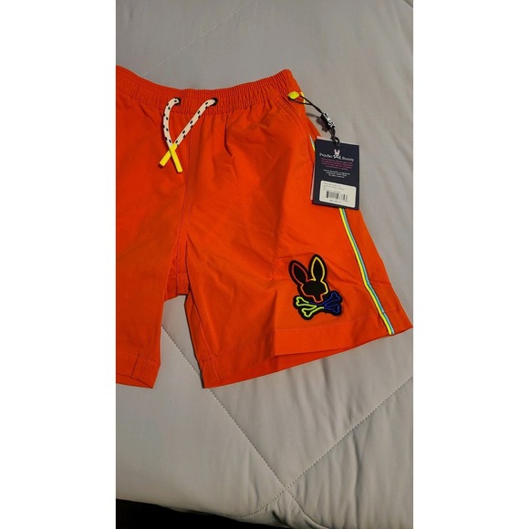 Psycho‎ Bunny Swim Trunks Size 5/6 Youth Liner Pockets NWT - Picture 2 of 4